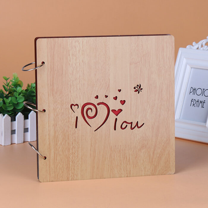 16 inch peach DIY photo album commemorative loose-leaf creative gift customization - Image 5