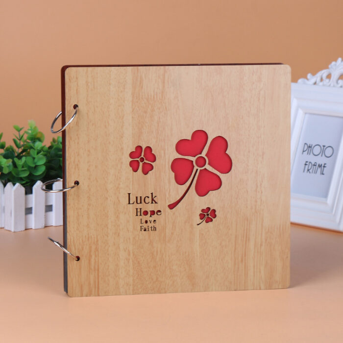 16 inch peach DIY photo album commemorative loose-leaf creative gift customization - Image 4