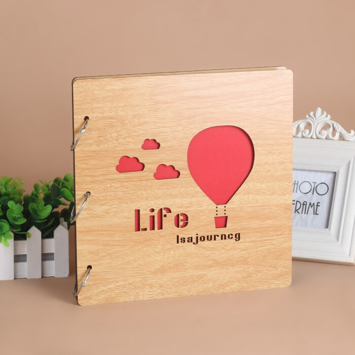 16 inch peach DIY photo album commemorative loose-leaf creative gift customization - Image 3